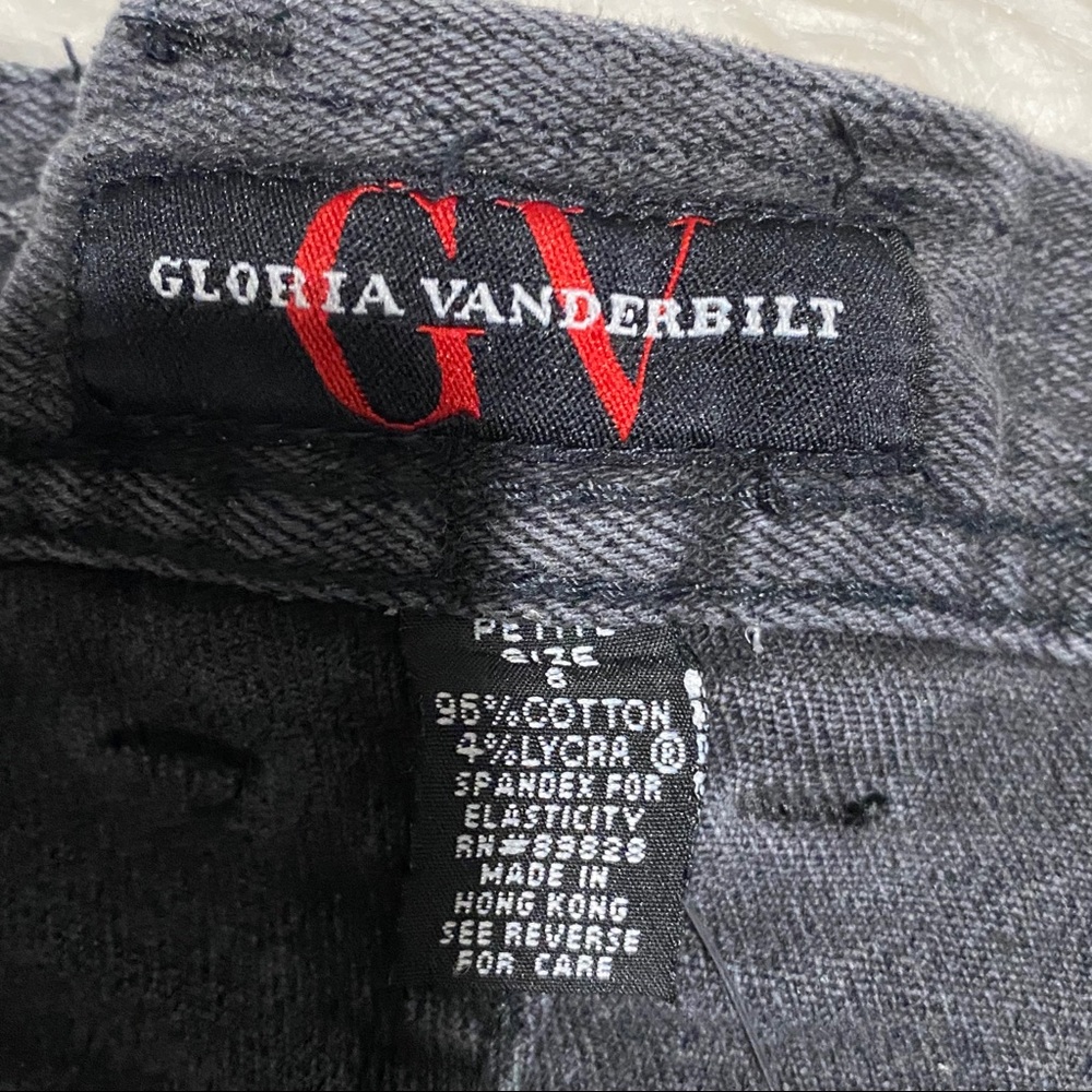 GLORIA VANDERBILT Dark Gray Vintage Jeans - Picture 8 of 8
